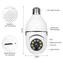 HD Light Bulb Security Camera with Motion Sensors